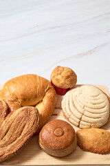Group of mexican sweet bread