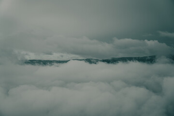 Fototapeta premium Au dessus des nuages
