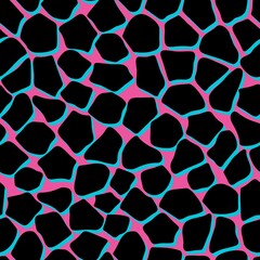 
Giraffe print vector seamless stock background, trendy pattern for textiles.