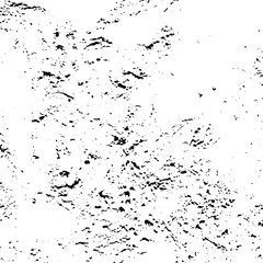 Fototapeta premium Small uneven spots and particles of debris. Abstract vector texture. Distressed uneven background. Grunge texture overlay with fine grains isolated on white background. Vector illustration. EPS10.
