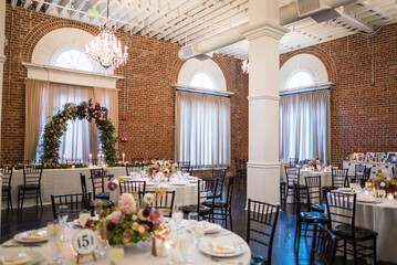 wedding ceremony and reception setup decor 
