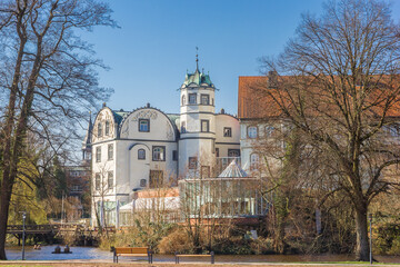 Historic castle in the park of Gifhorn, Germany