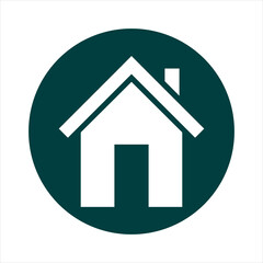 Home icon on a white background. Vector
