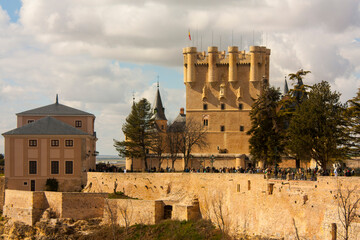 Alc&aacute;zar de Segovia, en Castilla y Le&oacute;n, Esspa&ntilde;a.