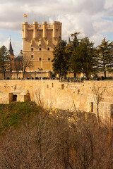 Alc&aacute;zar de Segovia, en Castilla y Le&oacute;n, Esspa&ntilde;a.