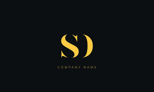 SD, DS, SD, Letters logo monogram