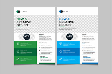 Company Editable Flyer Template | flyer Design, Business Flyer, Leaflet Design, Handbill vector