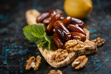 Fresh sweet dates fruit