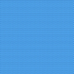 Blue metal background, perforated metal texture. Illustration