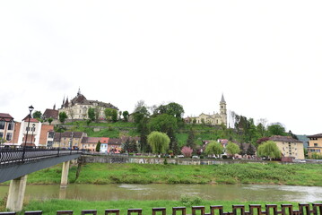 medieval buildings at the fortress of sighisoara 120