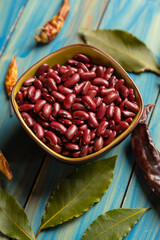Raw red kidney beans