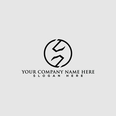 logo for company
Letter C C and horses Logo Design Vector