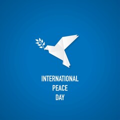 International peace day background