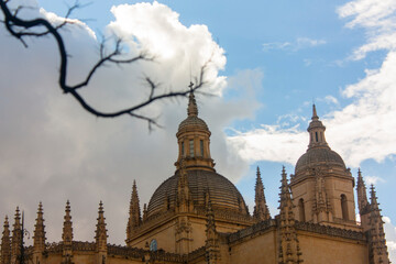Catedral de Segovia, en Castilla y Le&oacute;n, Espa&ntilde;a.
