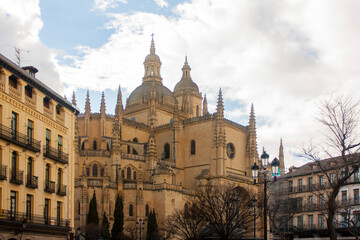 Catedral de Segovia, en Castilla y Le&oacute;n, Espa&ntilde;a.