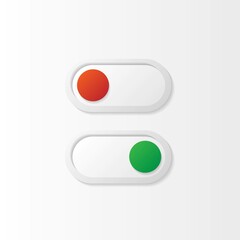 Red and green buttons design background