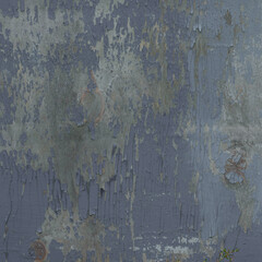 Square format of wooden backdrop with copy space. Old painted peeling off wood texture.Lots of scratches and scraoes