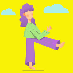 Cute girl in glasses