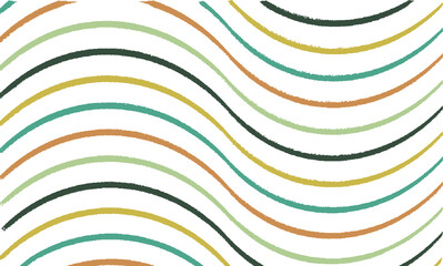 Colorful waves, lines, stripes and vector brush srokes texture. Distressed uneven background made of lines of different colors. Abstract vector illustration. EPS10