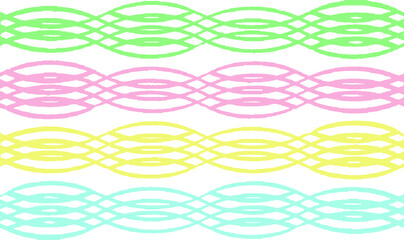 Colorful waves, lines, stripes and vector brush srokes texture. Distressed uneven background made of lines of different colors. Abstract vector illustration. EPS10