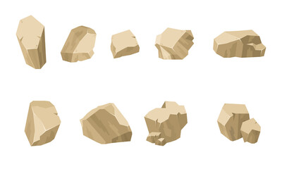 set of rocks for games