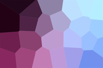 Blue and purple low poly rock texture pattern background.