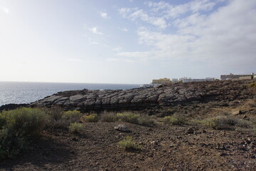 Landscapes of wasteland, Playa Paraiso, Tenerife, March 2022