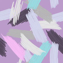 Multicolored doodles are drawn with a felt pen randomly.