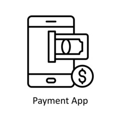 Payment Schedule vector outline icon for web isolated on white background EPS 10 file