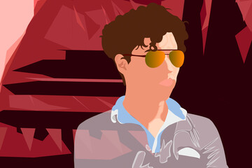 entre la ciudad y los grandes edificios