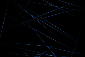 Abstract black with blue lines, triangles background modern design. Vector illustration EPS 10.
