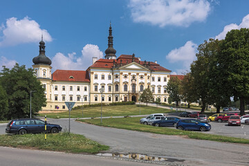 Olomouc, Czech Republic. Hradisko Monastery, a former Benedictine monastery and Premonstratensian...
