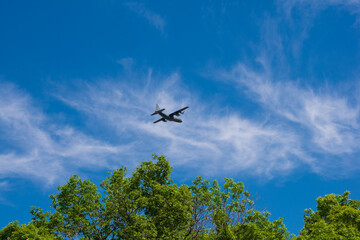 CC130J Flying Above Trenton