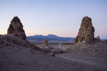 Sunset at the Trona Pinnacles