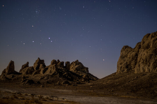 Sunset at the Trona Pinnacles