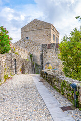 Castle of Ragogna at Tagliamento River