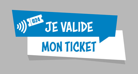 Logo je valide mon ticket.