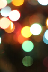 Christmas Lights Blur Design