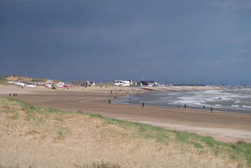 Camber Sands in Spring.