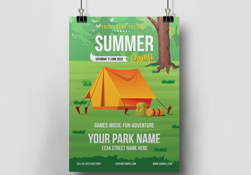 Summer Camp Flyer Layout