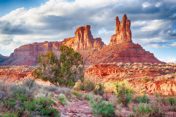 Sunset in Valley of the Gods, Utah