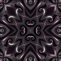 ornamental seamless element. pattern. Illustration abstract background. High quality illustration. Fractal.