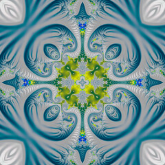 ornamental seamless element. pattern. Illustration abstract background. High quality illustration. Fractal.