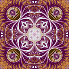 ornamental seamless element. pattern. Illustration abstract background. High quality illustration. Fractal.