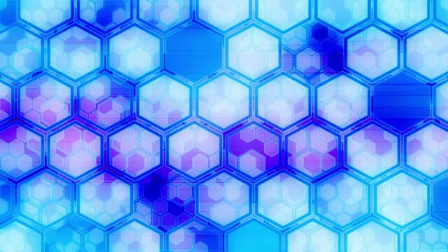 Brightly colored geometric looping animated background