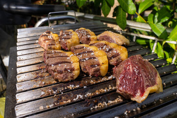 grilled meat seasoned with fine spices