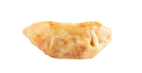 Potsticker Dumpling Isolated on a White Background