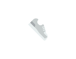 Running Shoe vector flat emoticon. Isolated Trainer illustration. Sneaker icon
