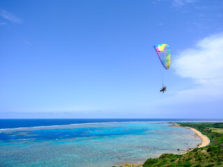 平久保崎のパラグライダー