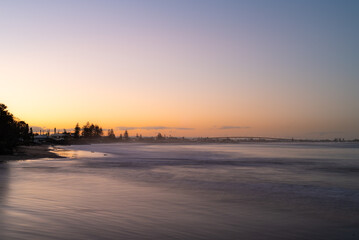 sunset at the beach